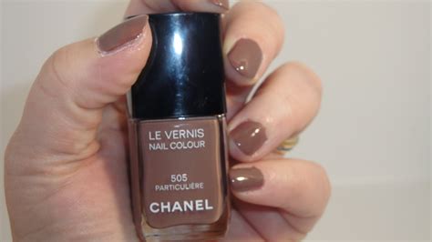 chanel vernis nail polish colour range|chanel 505 particuliere nail polish.